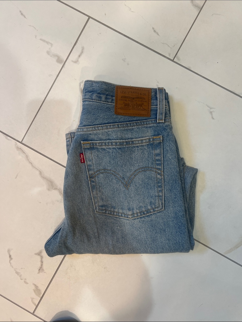 Levi's Light Blue Wedgie Straight Leg Women's Jeans